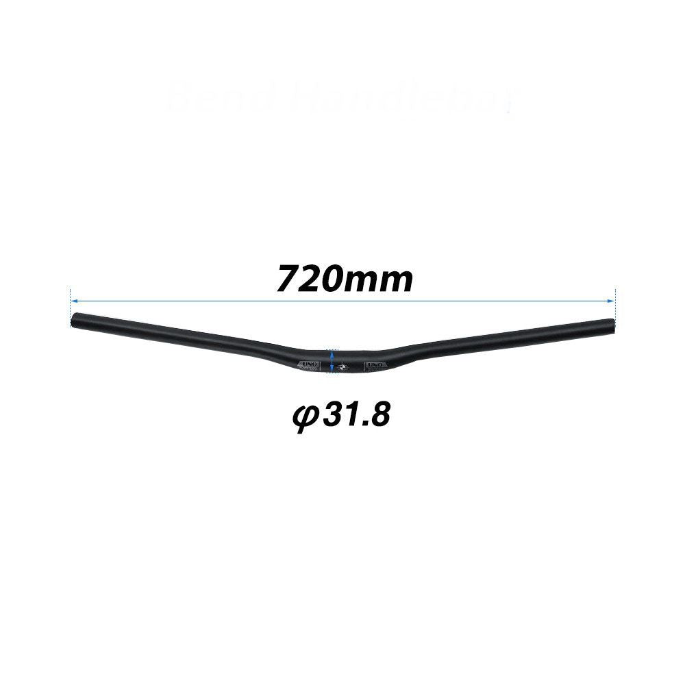 UNO Bicycle Handlebar MTB Bike Handlebar 31.8 680/720 Alu Handlebar For Bicycle Rise Flat Handle bar Bycicle Parts