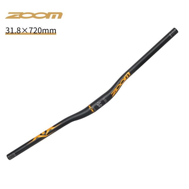 ZOOM Mountain Bicycle Handlebars 31.8MM Bicycle Riser Bar 720mm Aluminum Alloy MTB Bike Swallow/Straight Handlebar Cycling Parts