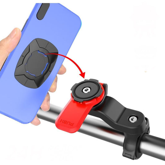 Quick Release Bicycle Phone Holder Takeaway Rider Battery Car Motorcycle Navigation Bracket 360 Degree Rotating Bracket