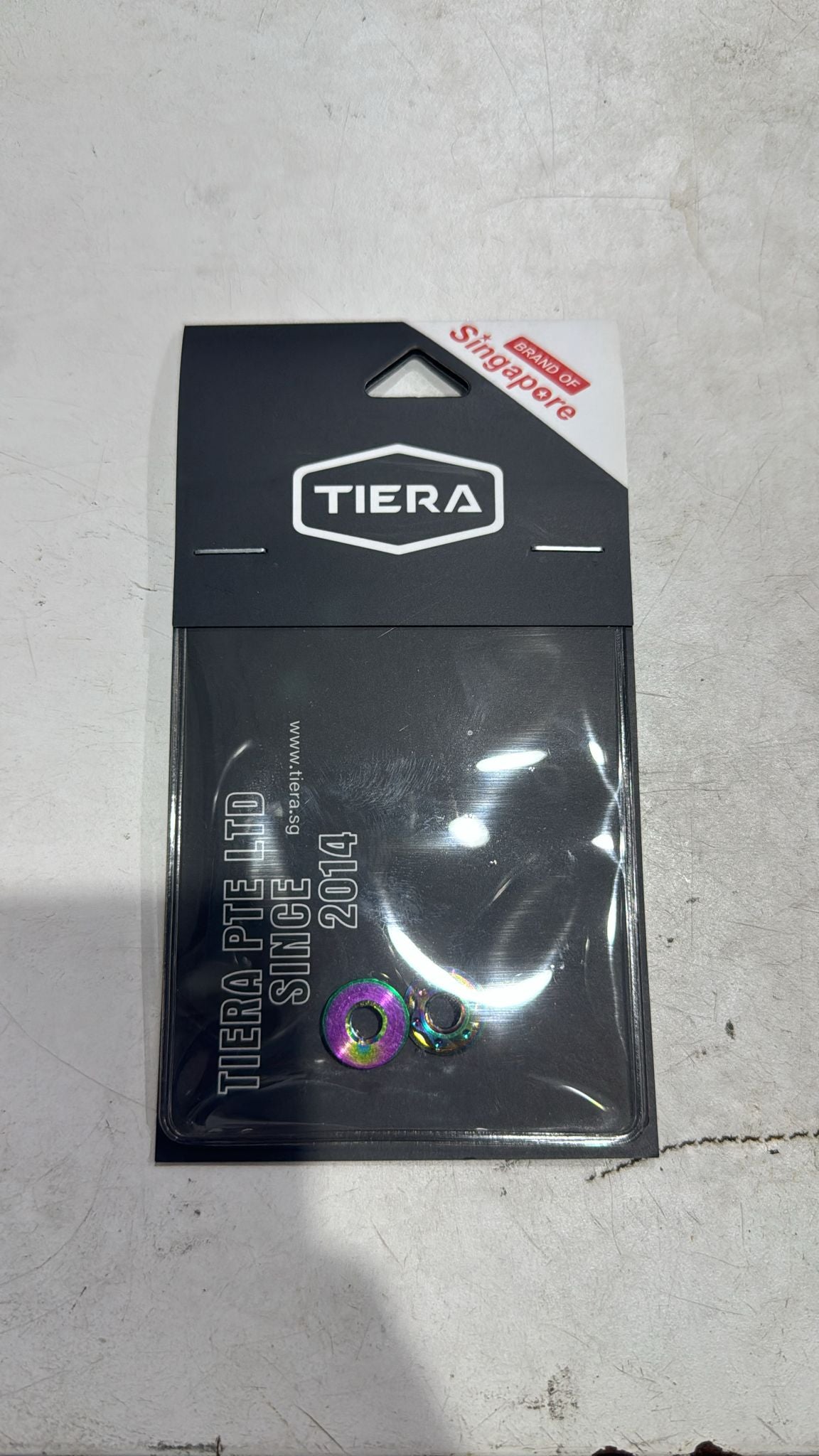 Tiera Titanium Flower Nut M5