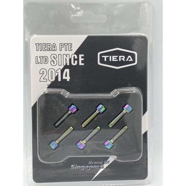 TIERA M5X20 Stem Screw with Washer Allen Hex Key Socket Cap Head (6pcs per box)