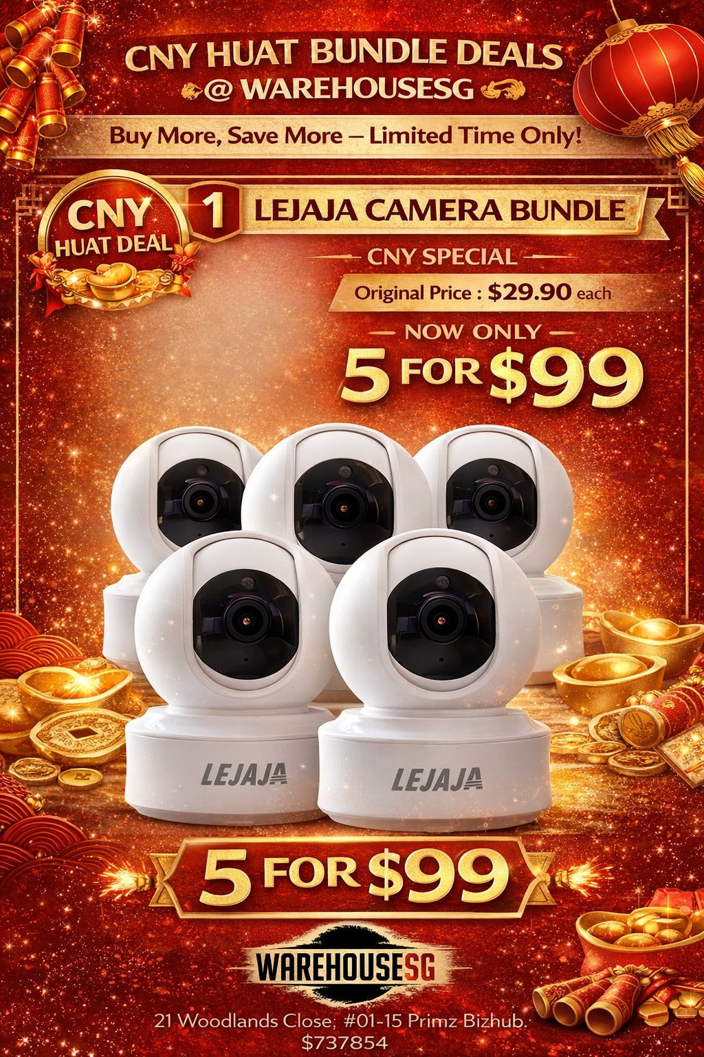 INOVA HOME LEJAJA F7 360 WIFI 1080P/2K Full HD/Super HD Home Security IP Camera