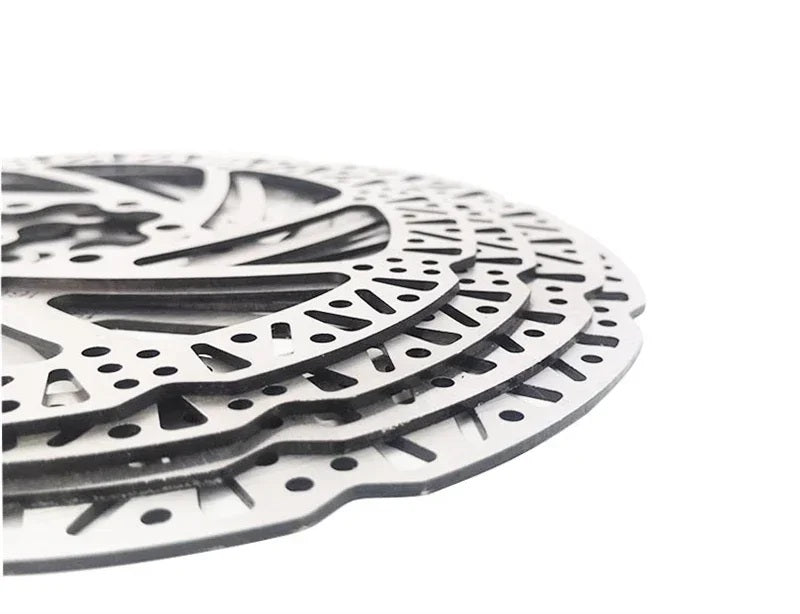 ZOOM Mountain Bike 160/180mm 6-Bolt Rotor EIEIO Stainless Steel Hydraulic Disc Brake Rotors BCD 44mm Bicycle Parts 1.85mm