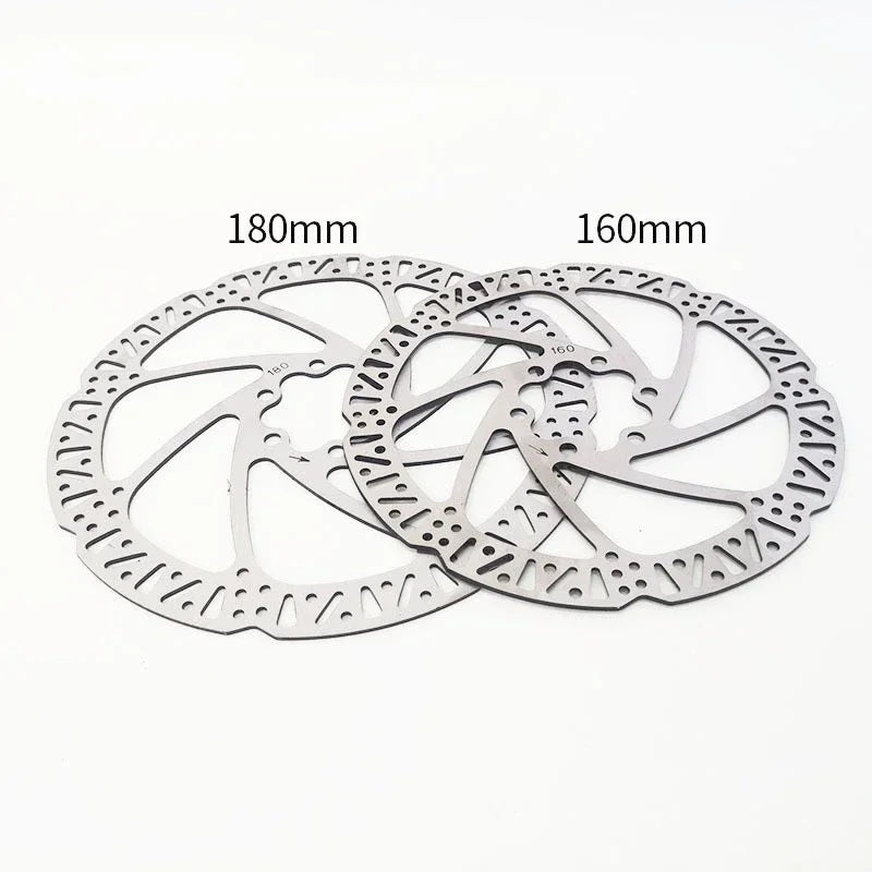 ZOOM Mountain Bike 160/180mm 6-Bolt Rotor EIEIO Stainless Steel Hydraulic Disc Brake Rotors BCD 44mm Bicycle Parts 1.85mm
