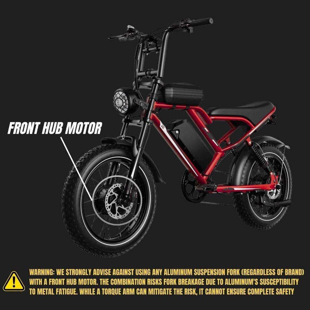Zoom 879DH 20 x 4.0 Suspension Fork - Coil Spring - for Fat Tire BikeEBIKE