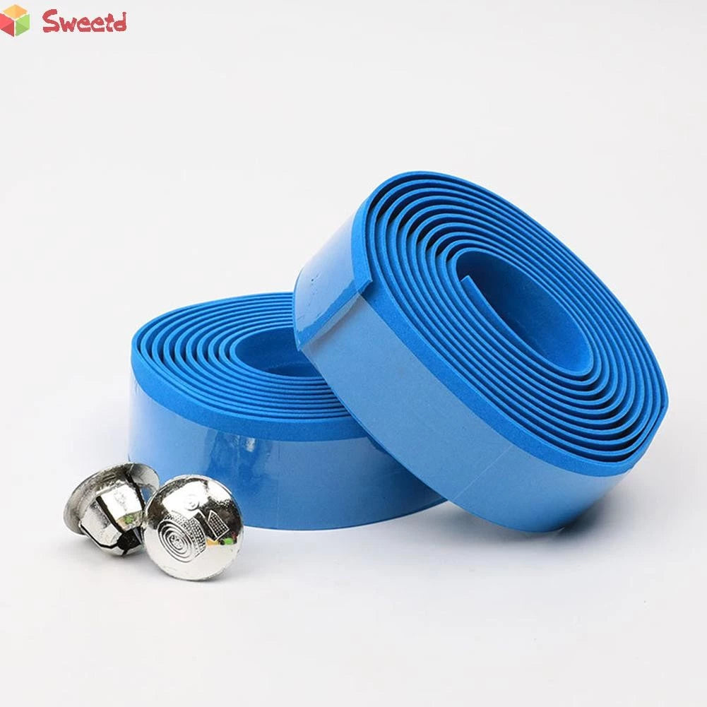 blue handlebar tape