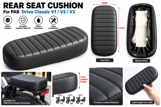 Drive Classic V1 / V2 / V3 PAB Rear Seat Cushion