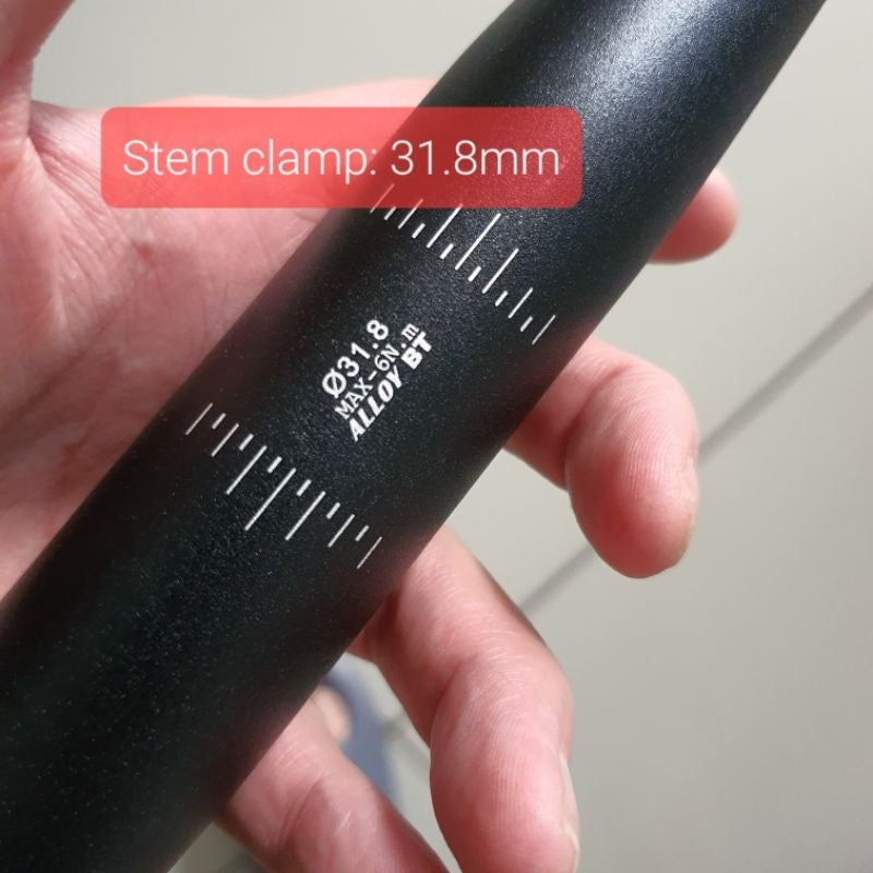 Back Sweep Handle Bar 31.8mm x 660mm MTB Bicycle Handlebar