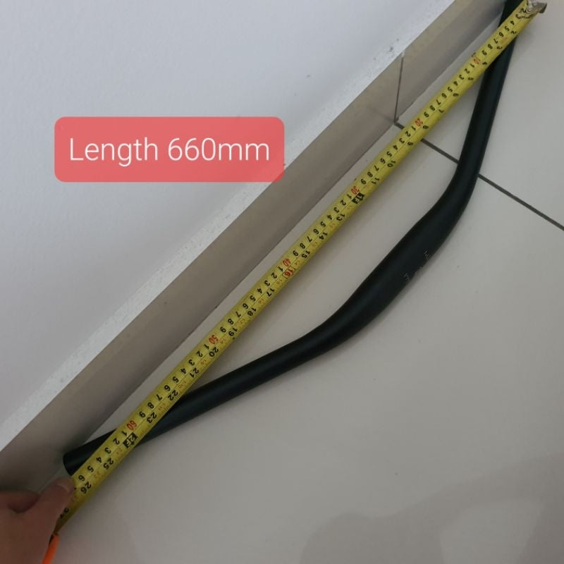 Back Sweep Handle Bar 31.8mm x 660mm MTB Bicycle Handlebar