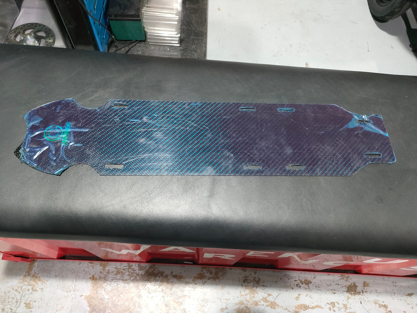 CARBONREVO Front Splash Guard For Fiido – Carbon Fibre