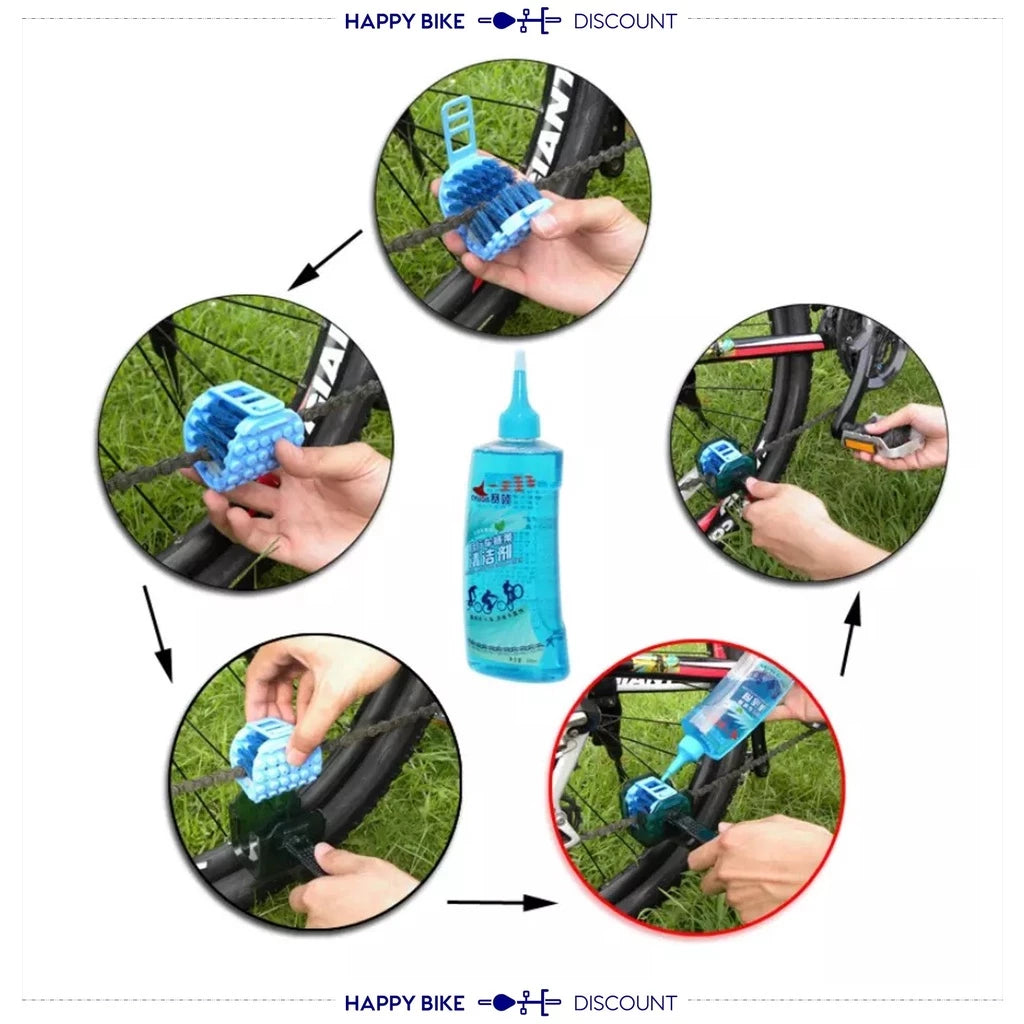 Cylion 300ml Bicycle Chain Cleaner Degreaser Spray for Smooth Gear Shifting