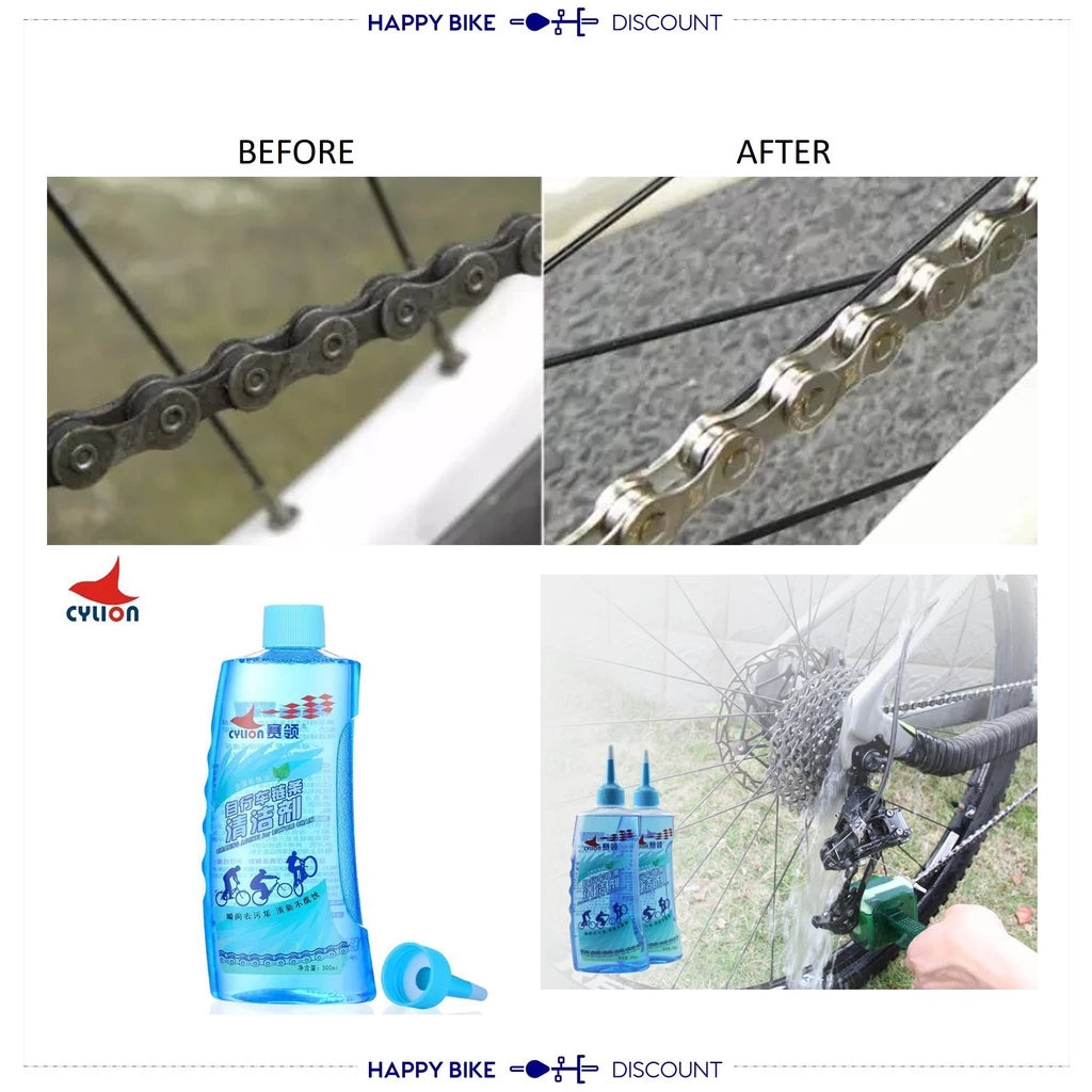 Cylion 300ml Bicycle Chain Cleaner Degreaser Spray for Smooth Gear Shifting