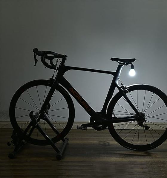 Rear Bike Light - Battery Powered Tent Lamp LED IPX8 Waterproof - Cycling Accessories 3 Lighting Modes Night Riding Safety for Riding Camping Fishing