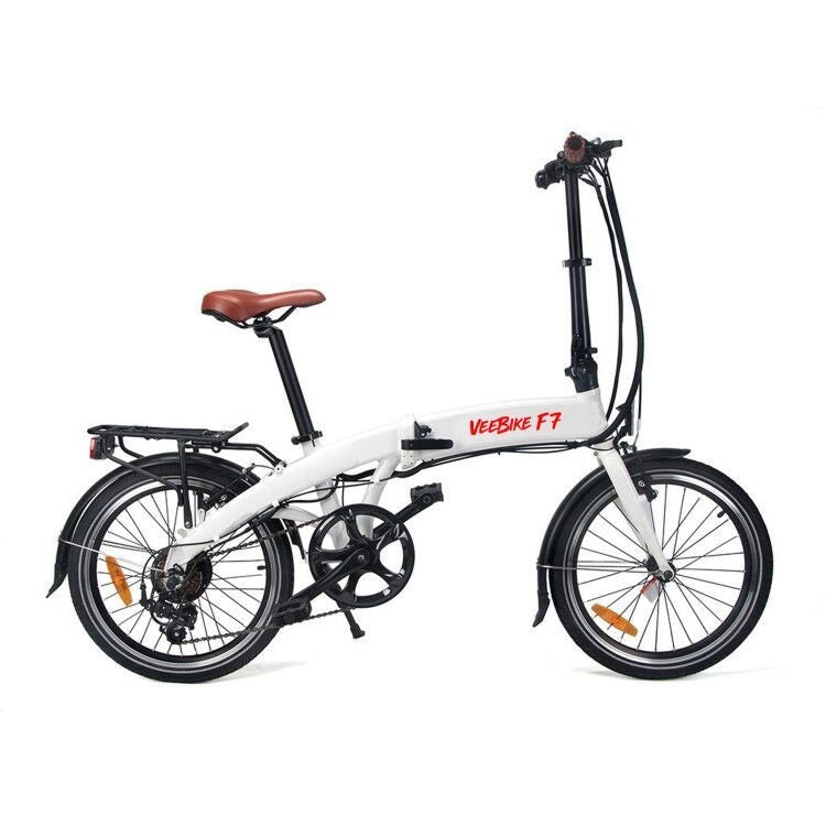 VeeBike F7 Electric Bike | Shimano Tourney 7 Speed | LTA Approved | EN15194 | Safety Mark