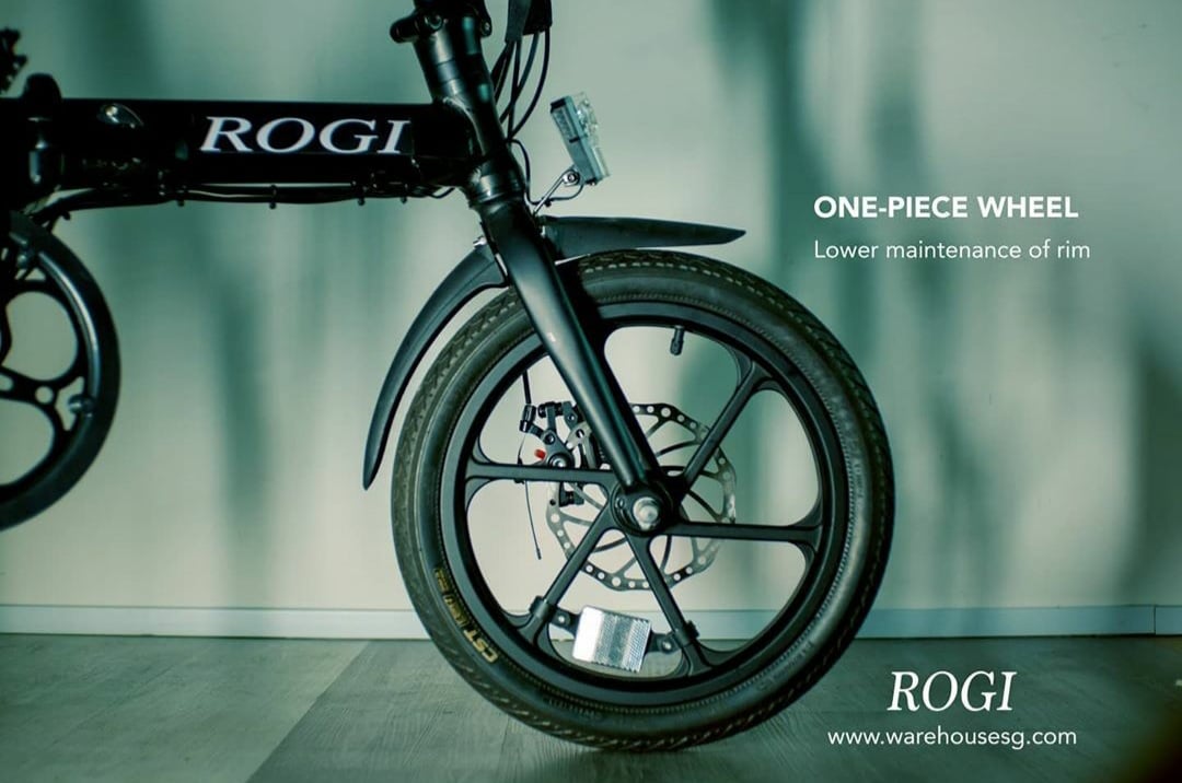 ROGI 16 Electric Bicycle | 36V 7.5AH | Shimano 6 Gear | EN15194 | Foldable Ebike (LTA Approved)