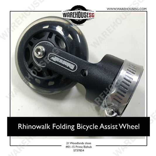 Rhinowalk Folding Bicycle Assist Wheel Black