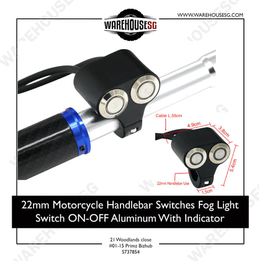 2 IN 1 LED aluminium Switch