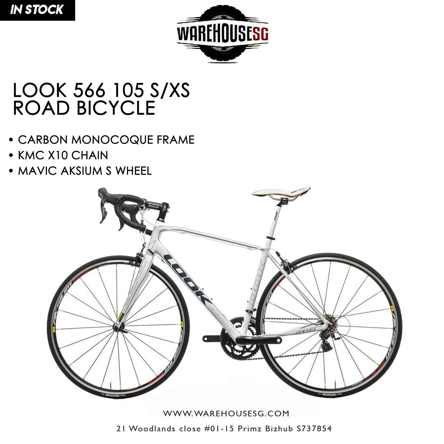 LOOK 566 105 S,XS Road Bicycle