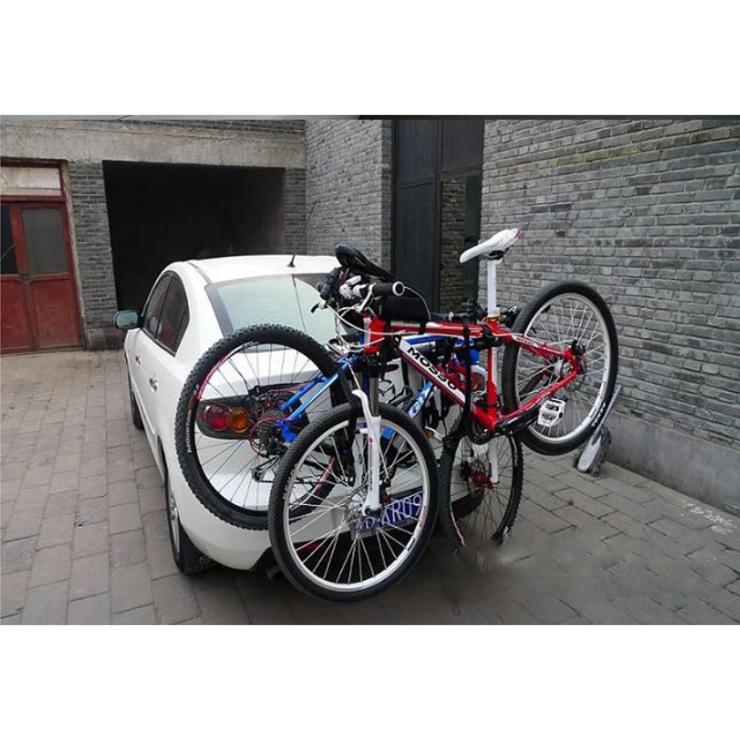 SOLDIER SJ-531 3-Bike Trunk Mount Bicycle Carrier Rack for most Sedan SUV Hatchback Minivan