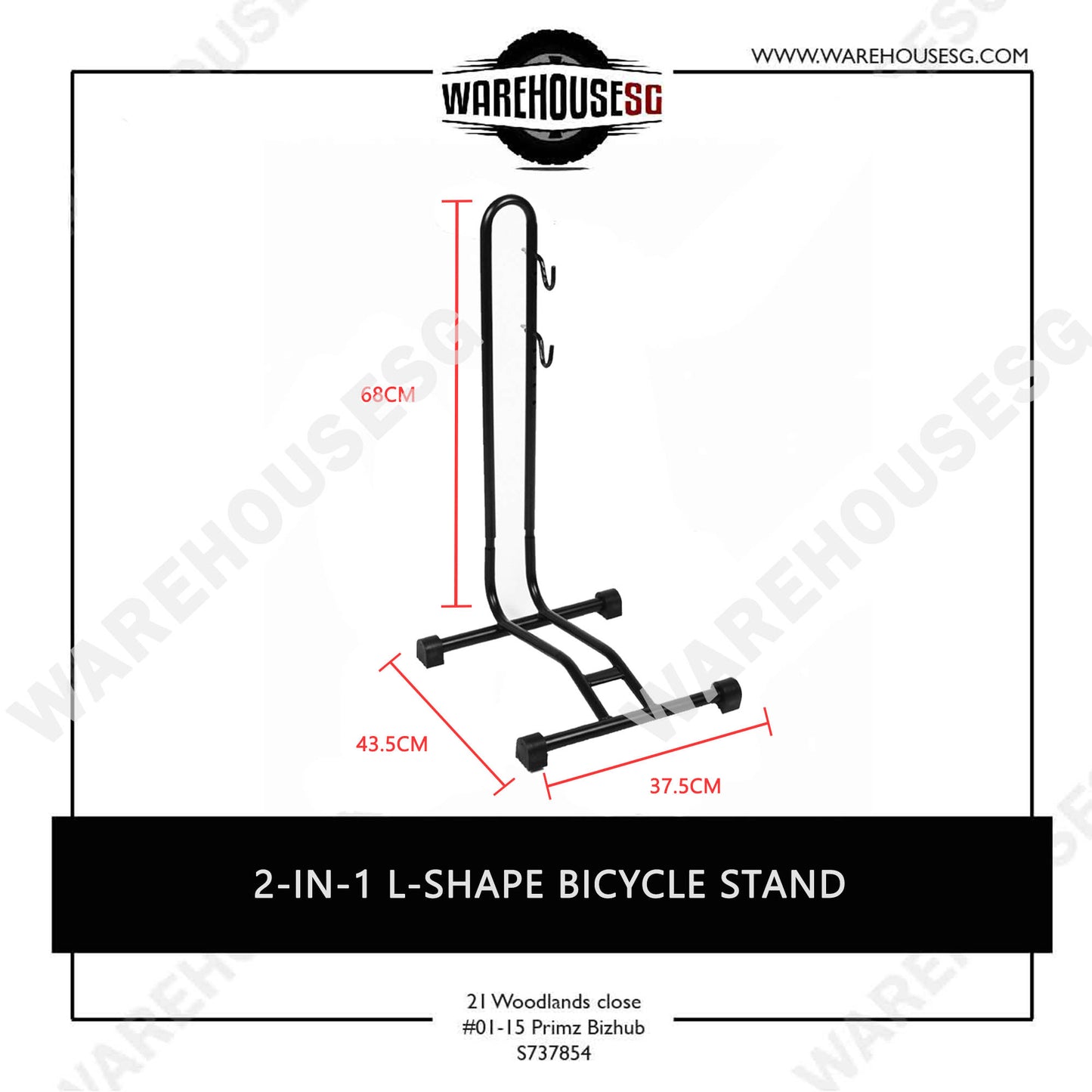 3-IN-1 / 2-IN-1 / L-Shape Bicycle Stand