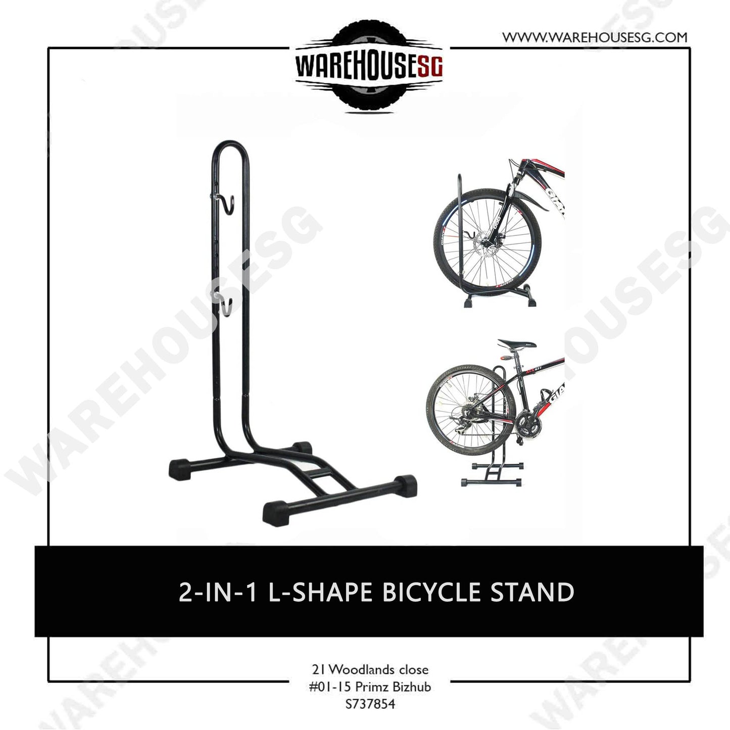 3-IN-1 / 2-IN-1 / L-Shape Bicycle Stand