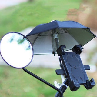 Small umbrella for phone Bicycle Phone Holder Mini Sunshade Umbrella