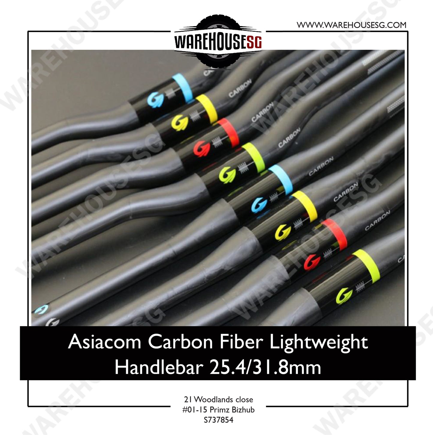 Asiacom Carbon Fiber Lightweight Handlebar