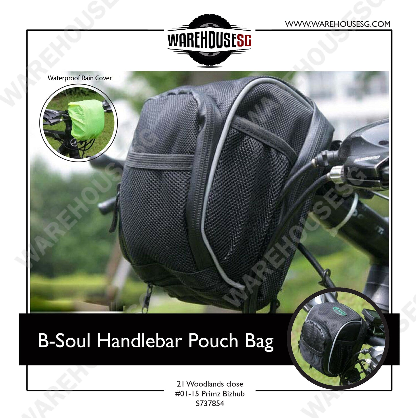 B-Soul Handlebar Pouch Bag