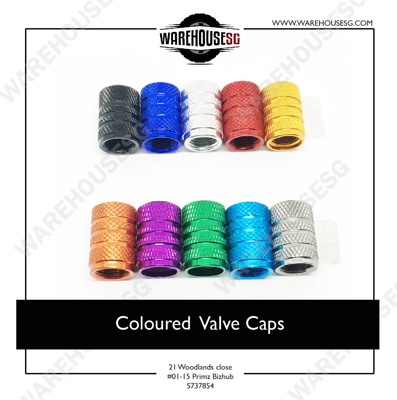 Coloured Valve Caps