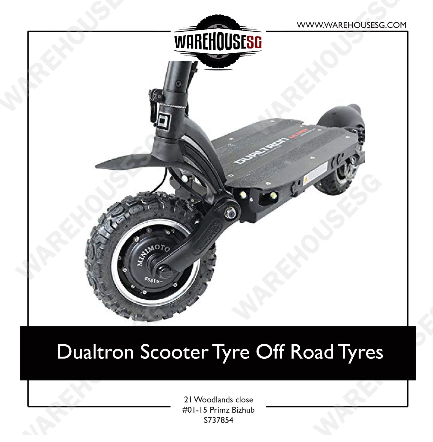 CST 11 Inch  90/65-6.5  Tubeless Tyre Road / Off Road Tyre for Minimotor Dualtron Ultra