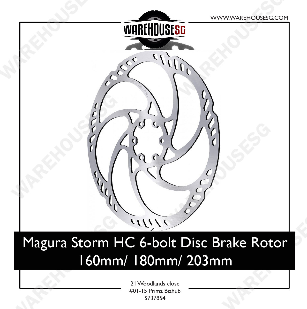 MAGURA Rotor Storm HC Disc Brake Rotor 160mm/ 180mm / 203mm