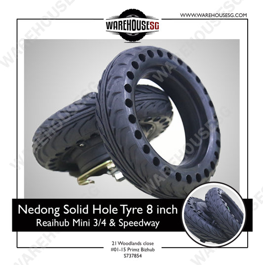 Nedong Solid Hole Tyre 8.5 Inch / 8 Inch
