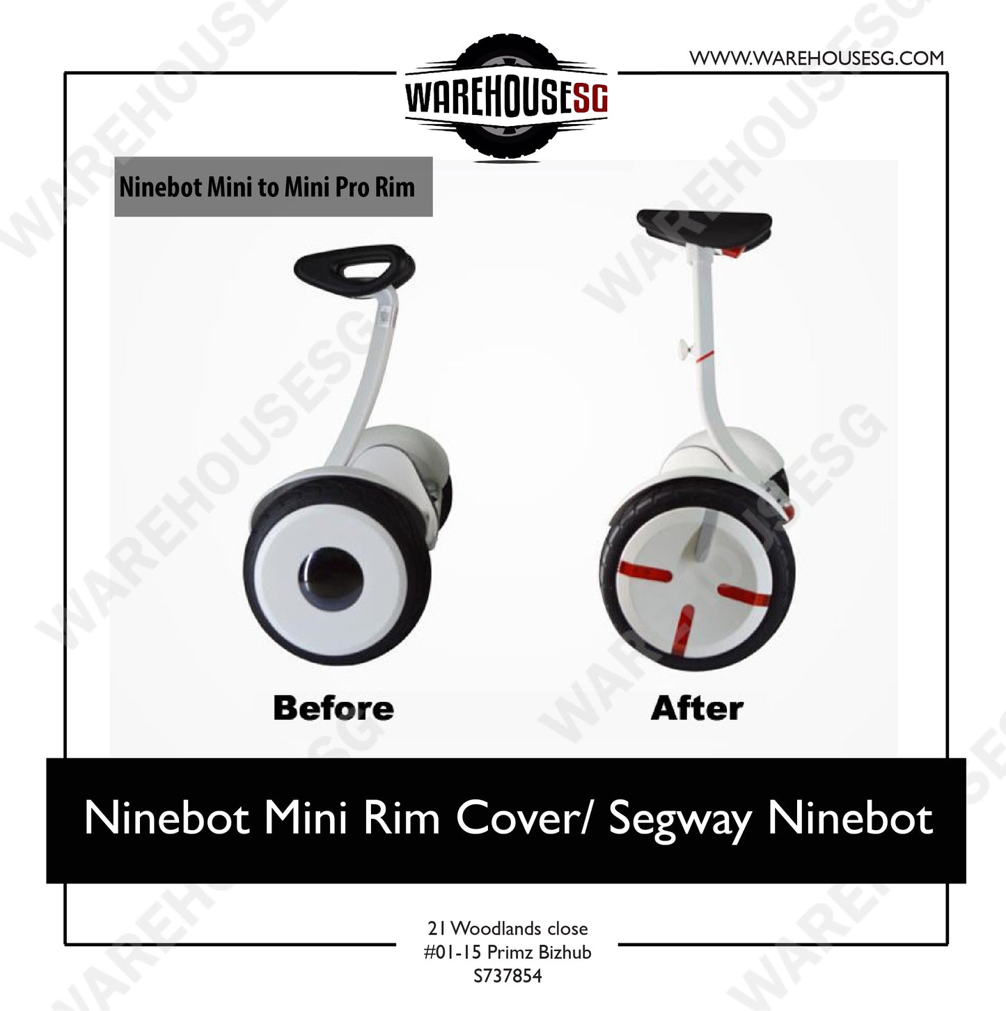 Ninebot Mini Rim Cover/ Segway Ninebot