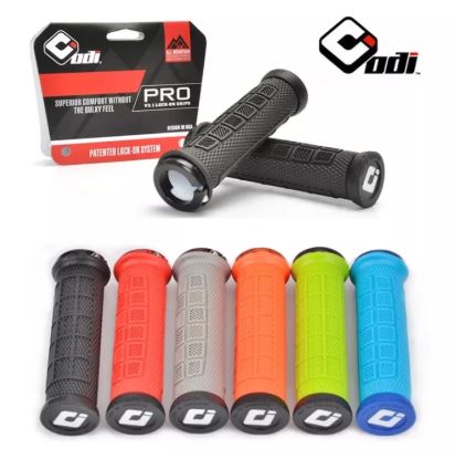 ODI Pro V2.1 Lock on Grips for MTB Mountain Bike Grips Handlebar Mountain Bike Grips Alluminium Alloy+Silica Gel ODI Grips