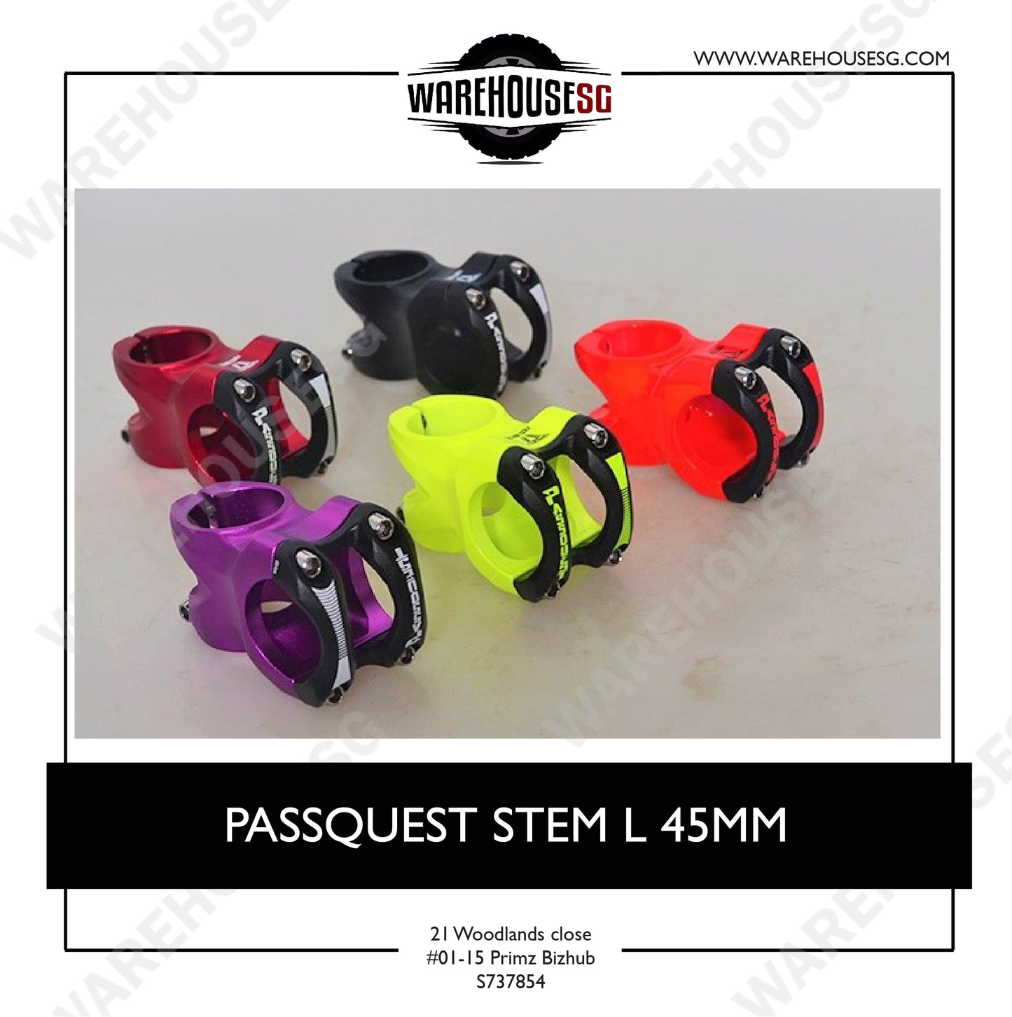 PASS QUEST STEM L 45MM