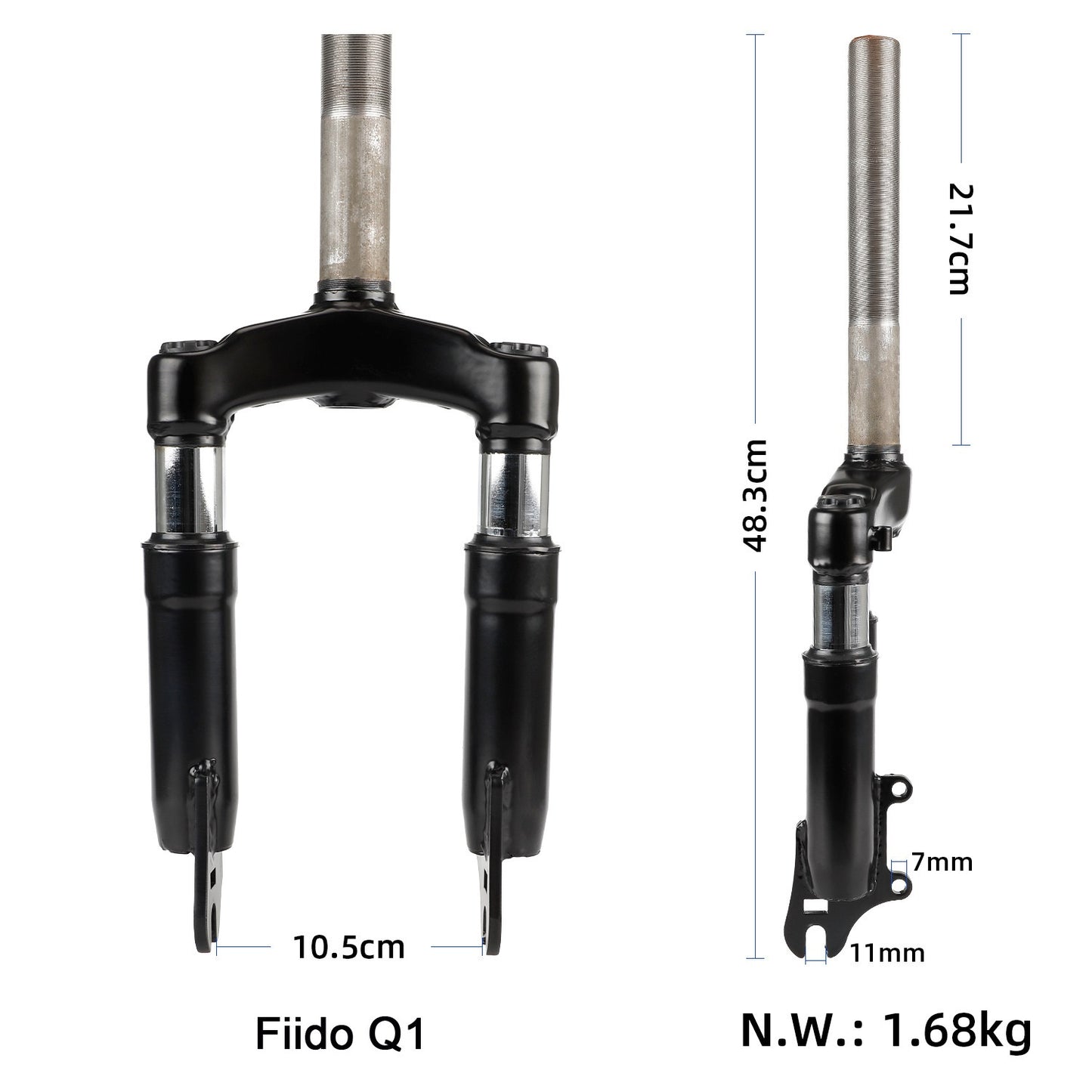 Fiido Q1 Suspension