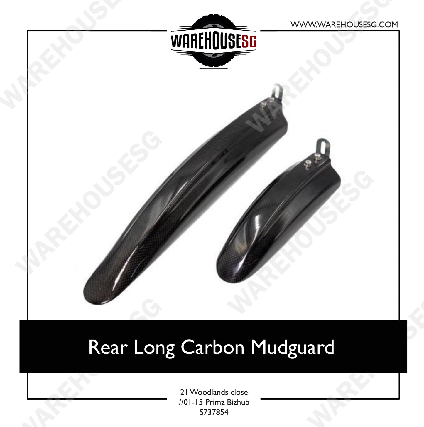 Carbon Mudguard for DYU/FIIDO/TEMPO