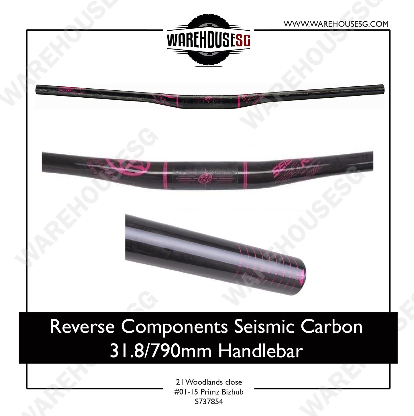 Reverse Components Seismic Carbon 31.8/790mm Handlebar