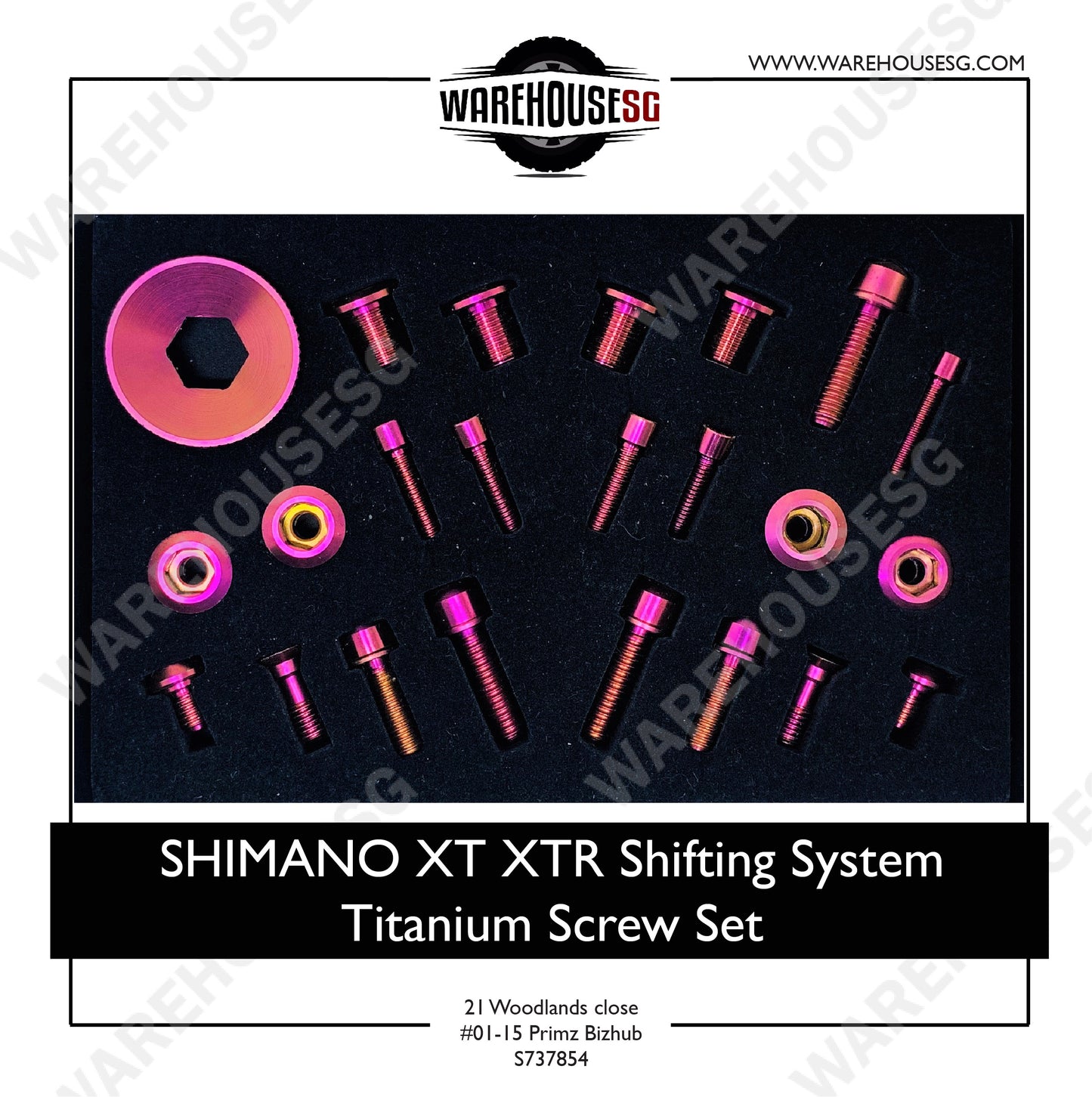 SHIMANO XT/ XTR Shifting System Titanium Screw Set