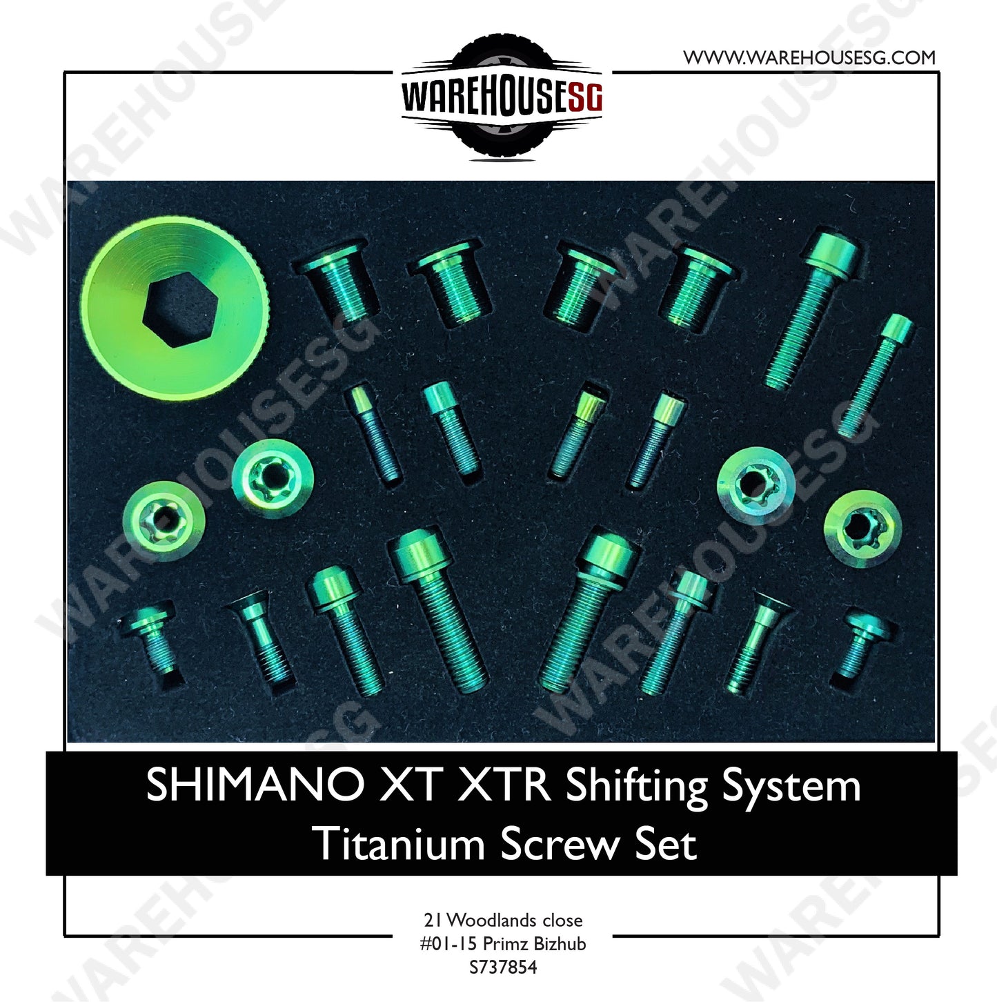 SHIMANO XT/ XTR Shifting System Titanium Screw Set