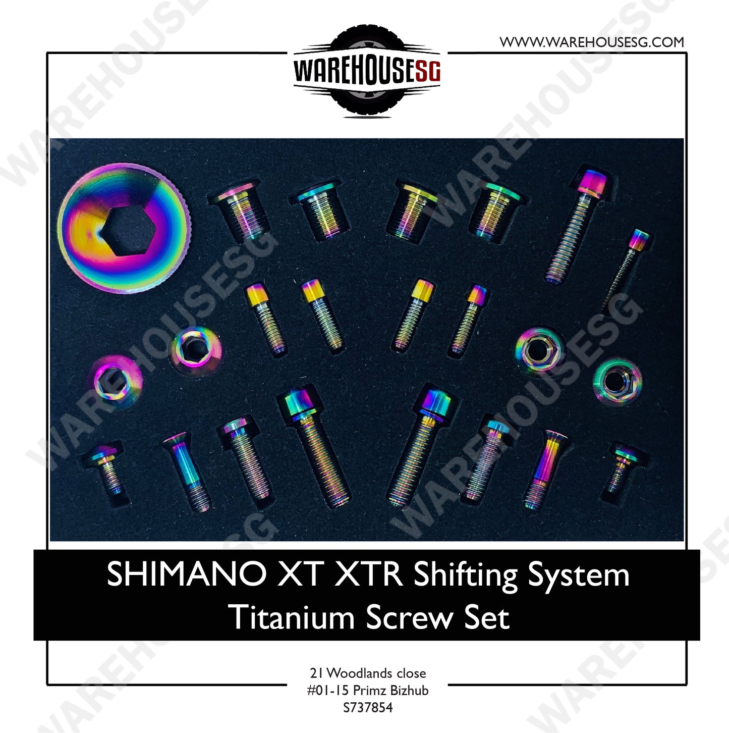 SHIMANO XT/ XTR Shifting System Titanium Screw Set