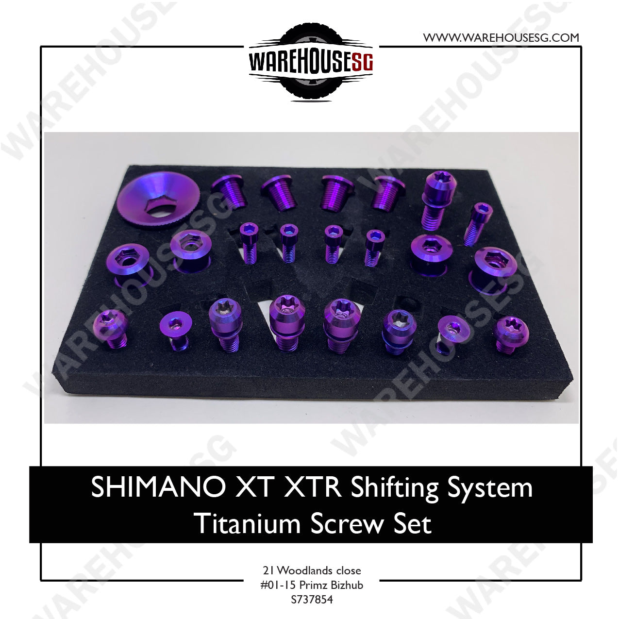 SHIMANO XT/ XTR Shifting System Titanium Screw Set