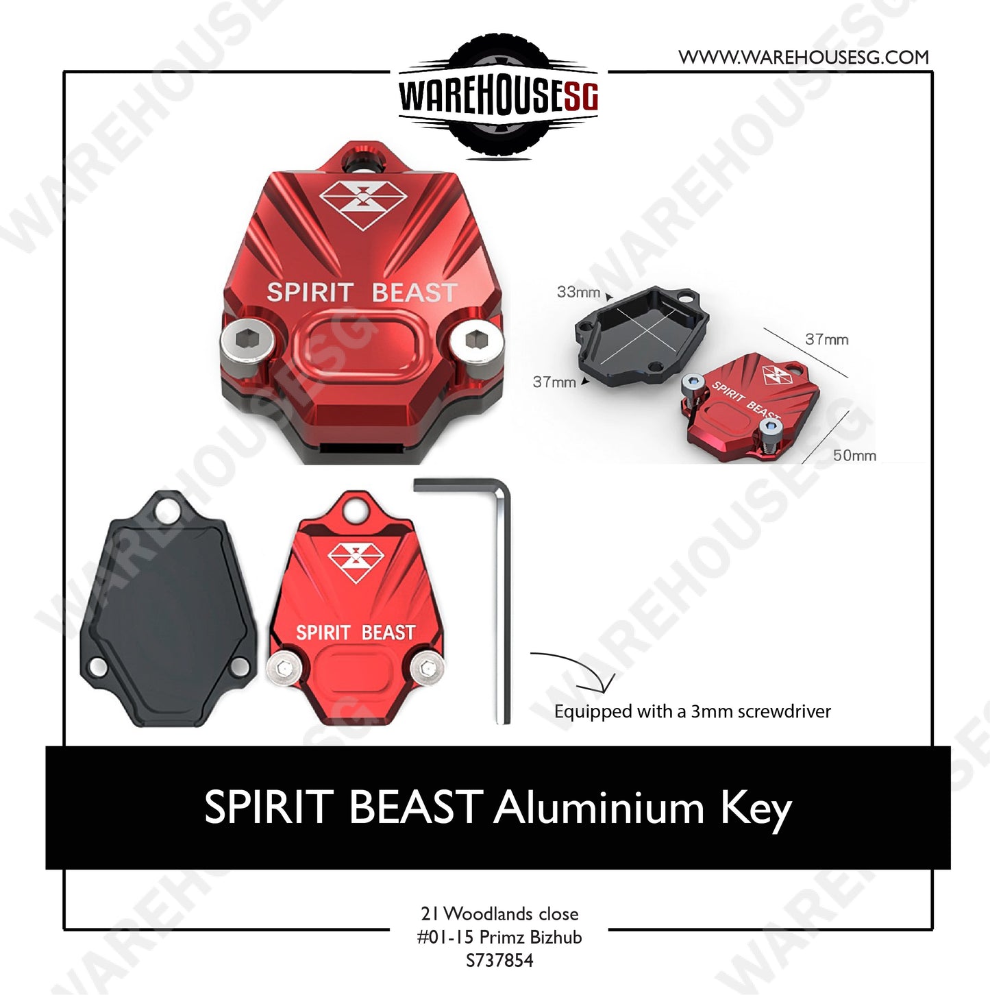 SPIRIT BEAST L5 Aluminium Key
