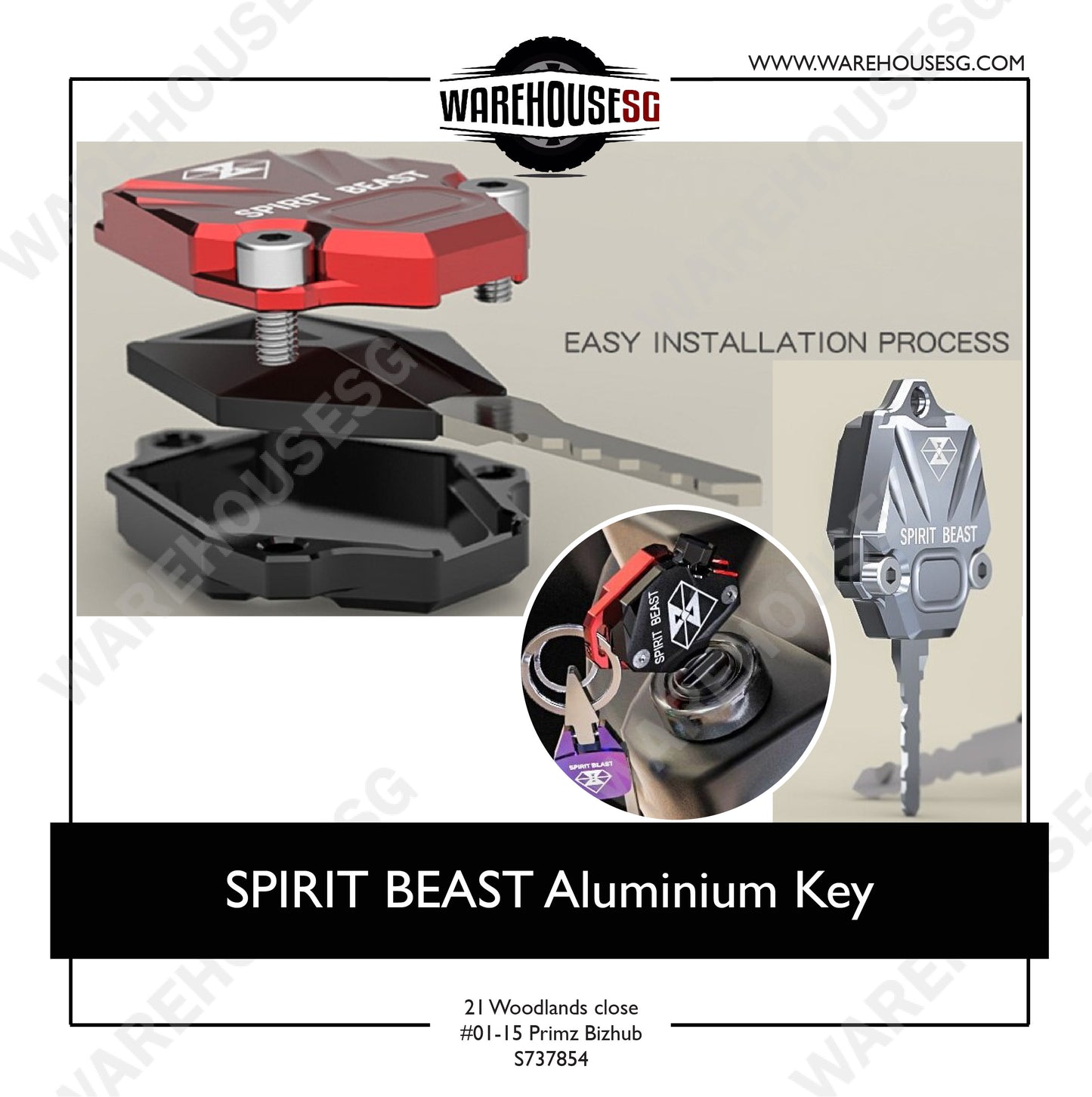 SPIRIT BEAST L5 Aluminium Key