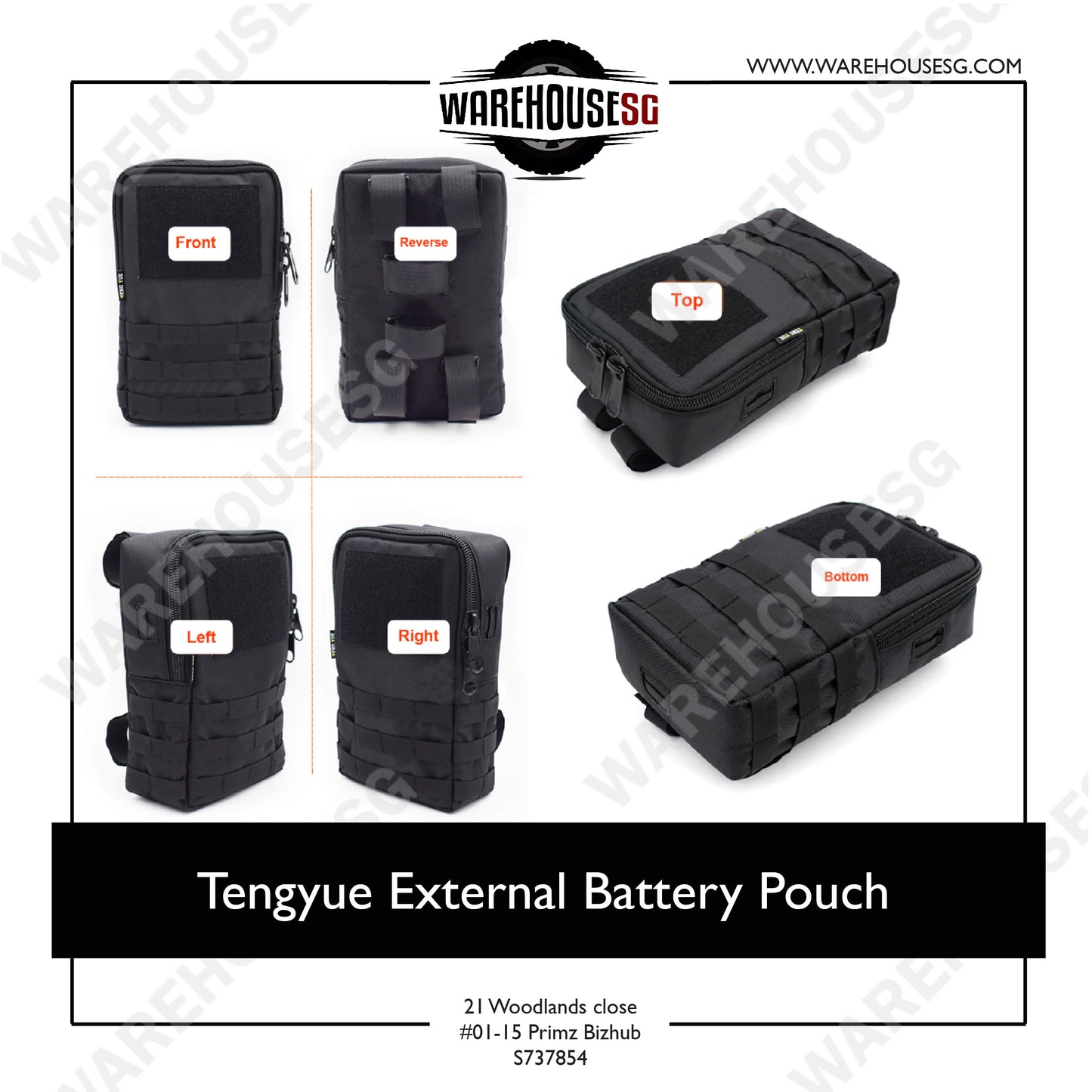 Tengyue External Battery Pouch