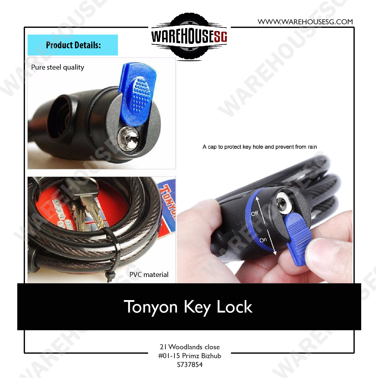 Tonyon Key Lock