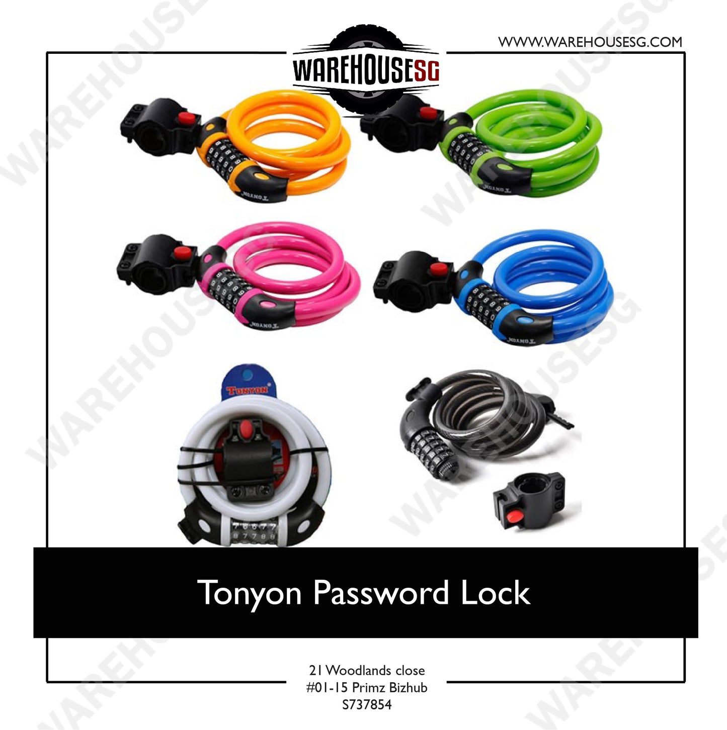 Tonyon Colourful Password Lock