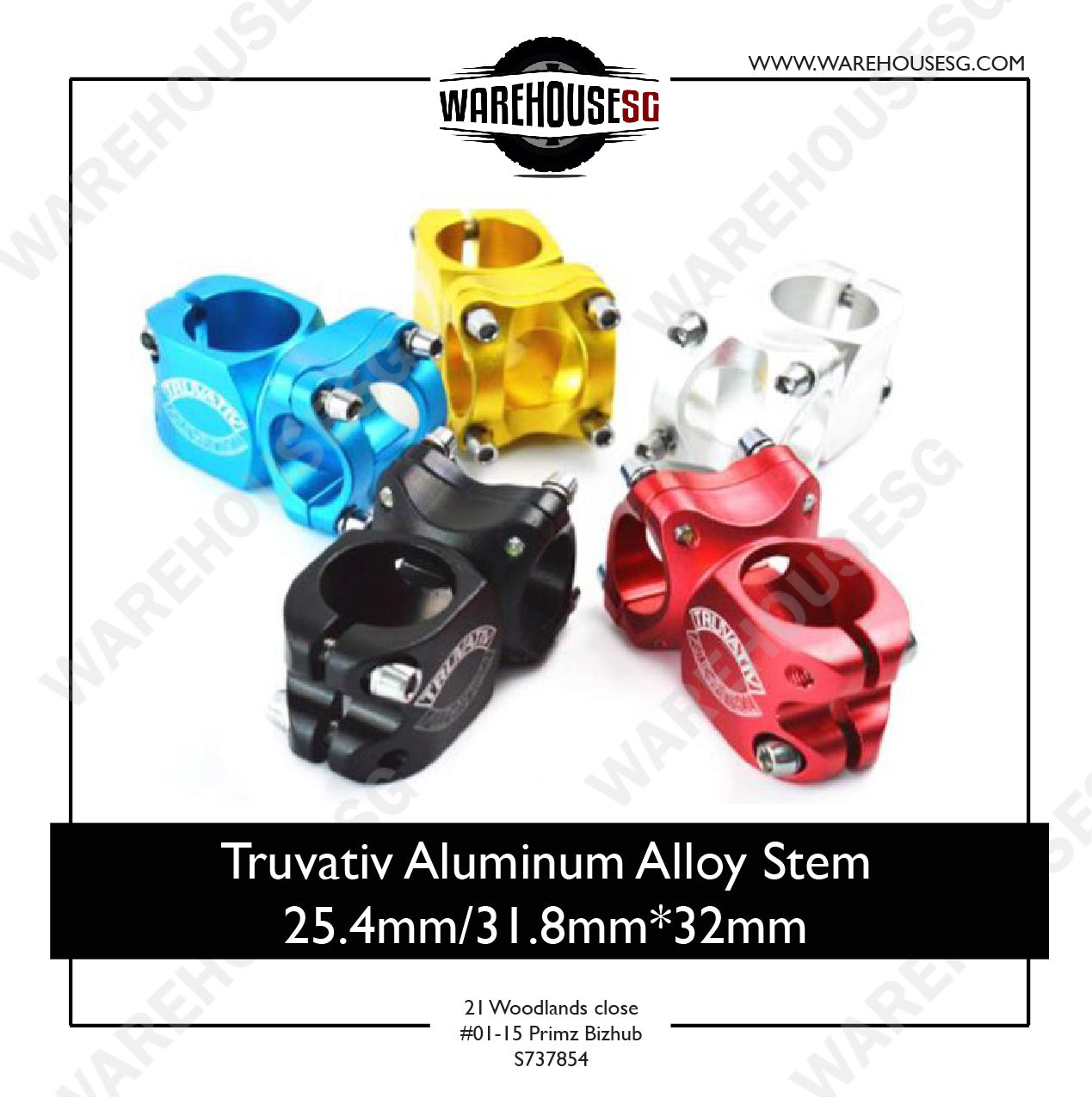 Truvativ Aluminum Alloy Stem 25.4mm/31.8mm*32mm