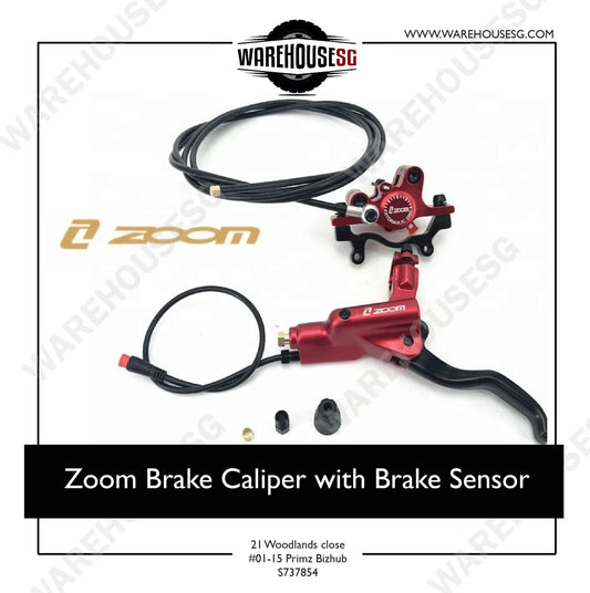 Zoom 2-Piston Hydraulic Brake  With Brake Sensor HB875-E (Per Set)