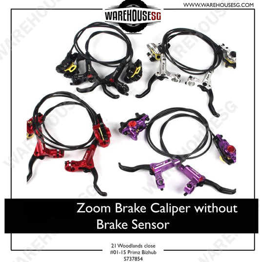Zoom 2-Piston Hydraulic Brake Without Brake Sensor HB-875 (Per Set)